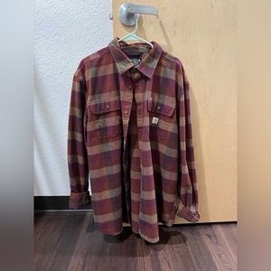 Men’s loose fit size XL Carhartt flannel